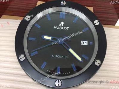 Hublot Classic Fusion Replica Wall Clock Black Dealer Clock